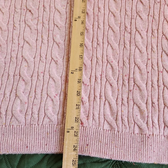 Talbots Cable Knit Long-sleeve Sweater Large - Picture 5 of 10